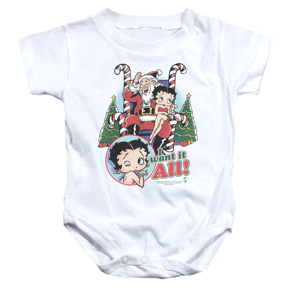 Betty Boop - I Want It All Infant Snapsuit