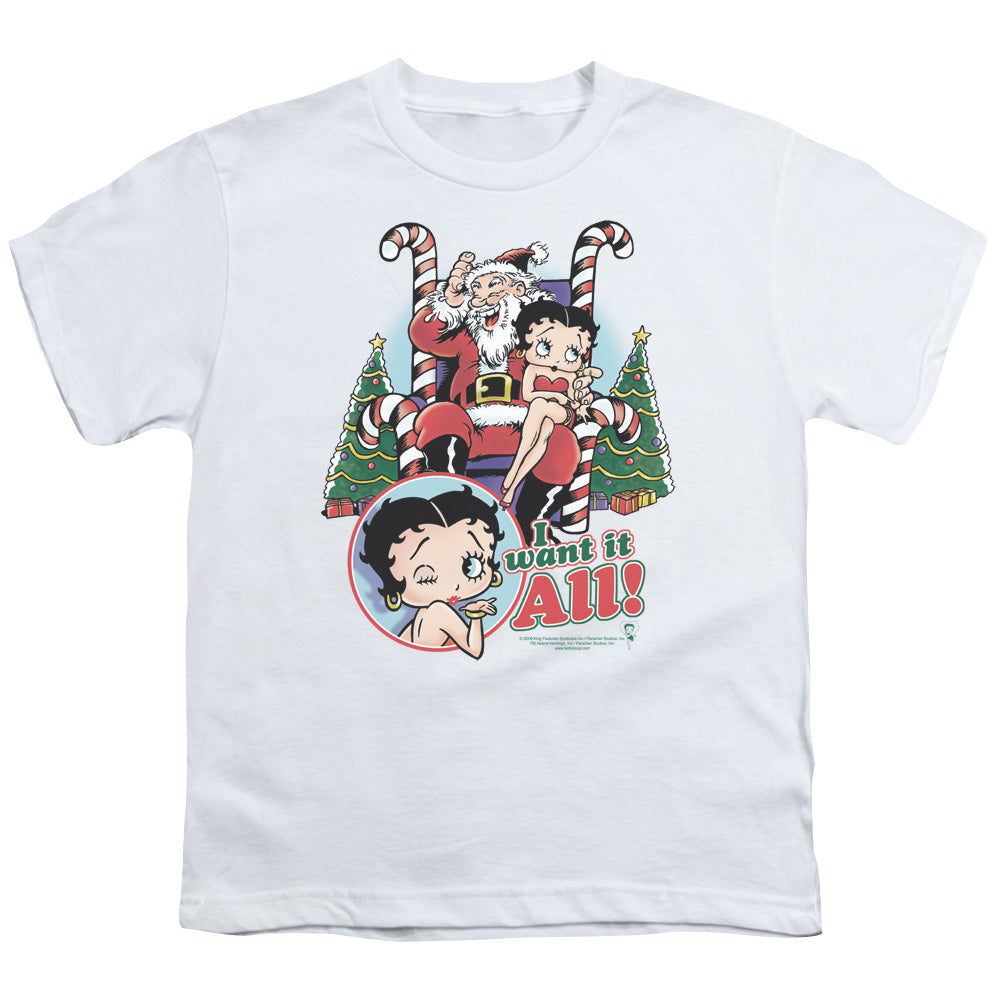 Betty Boop - I Want It All Youth Short Sleeve product image 1
