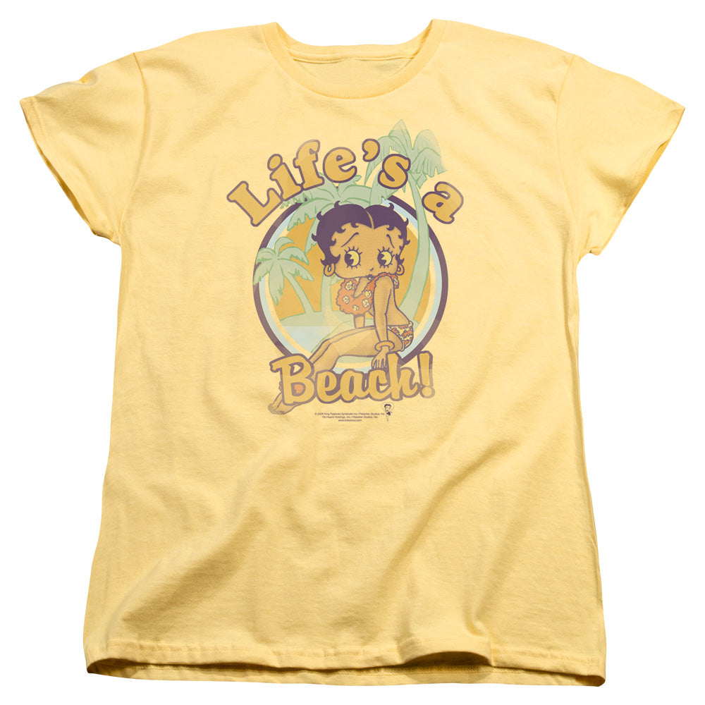 Betty Boop - Lifes A Beach Women's Short Sleeve product image 1