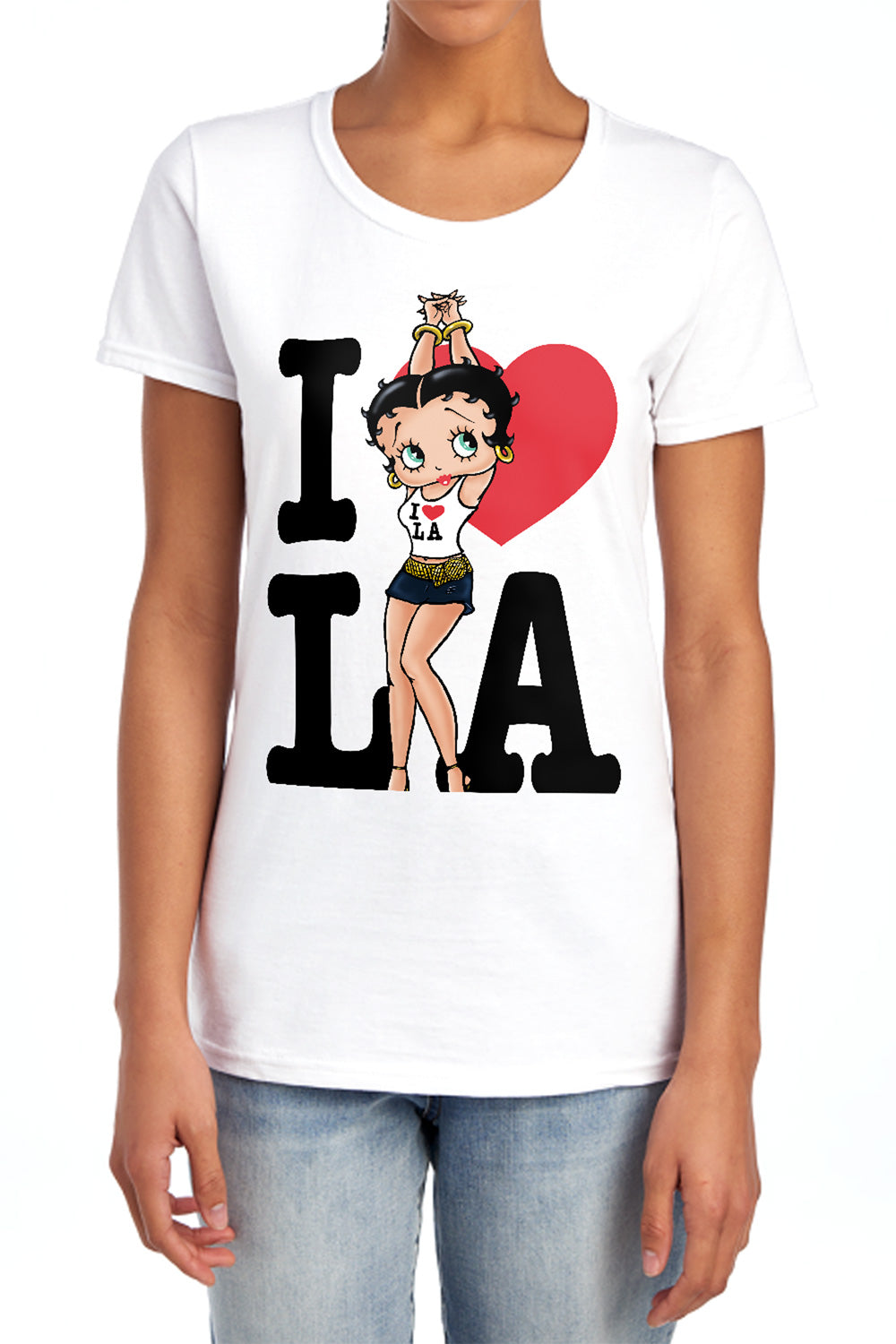 Betty Boop - I Heart La Women's Short Sleeve product image 1