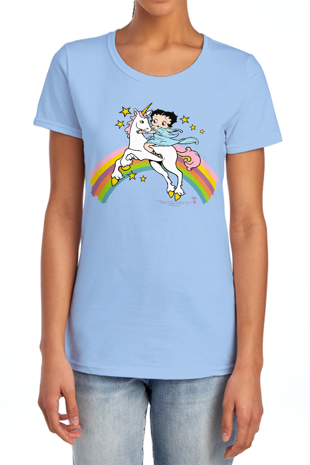 Betty Boop - Unicorn & Rainbows Women's Short Sleeve product image 1