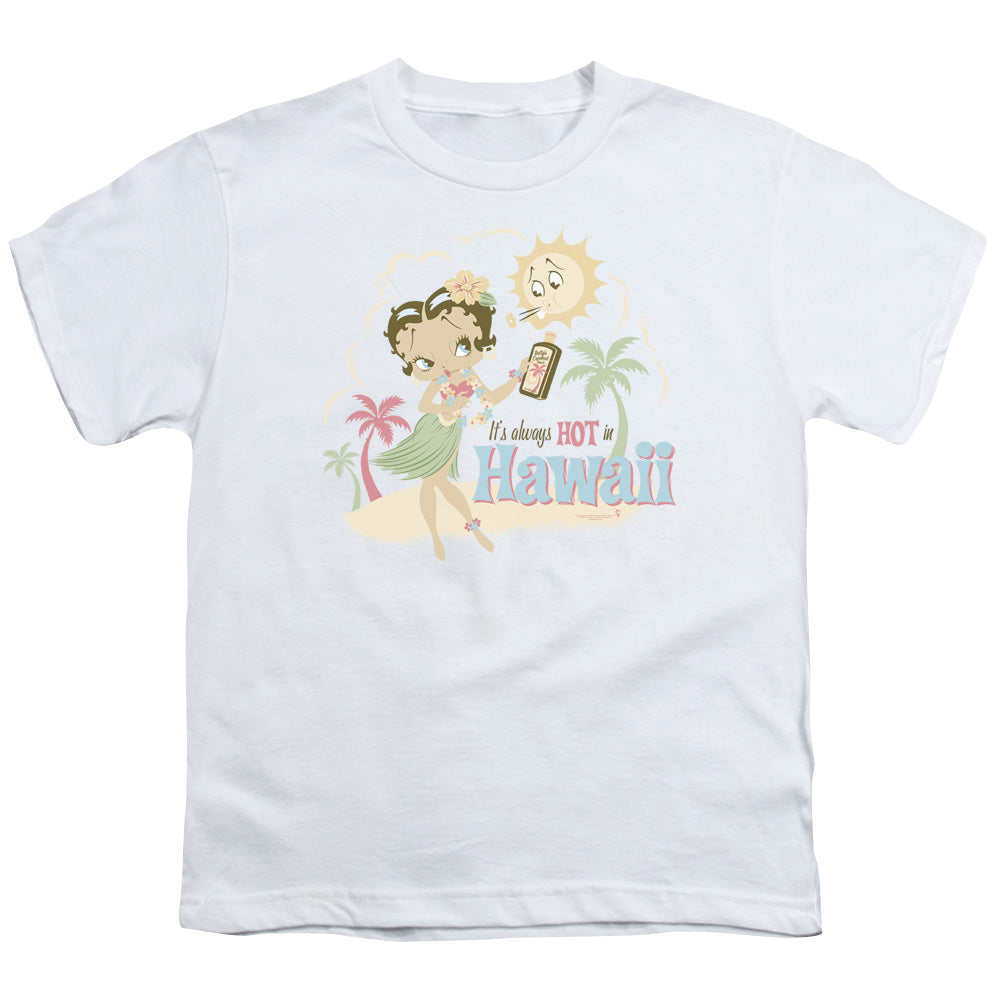 Betty Boop - Hot In Hawaii Youth Short Sleeve product image 1