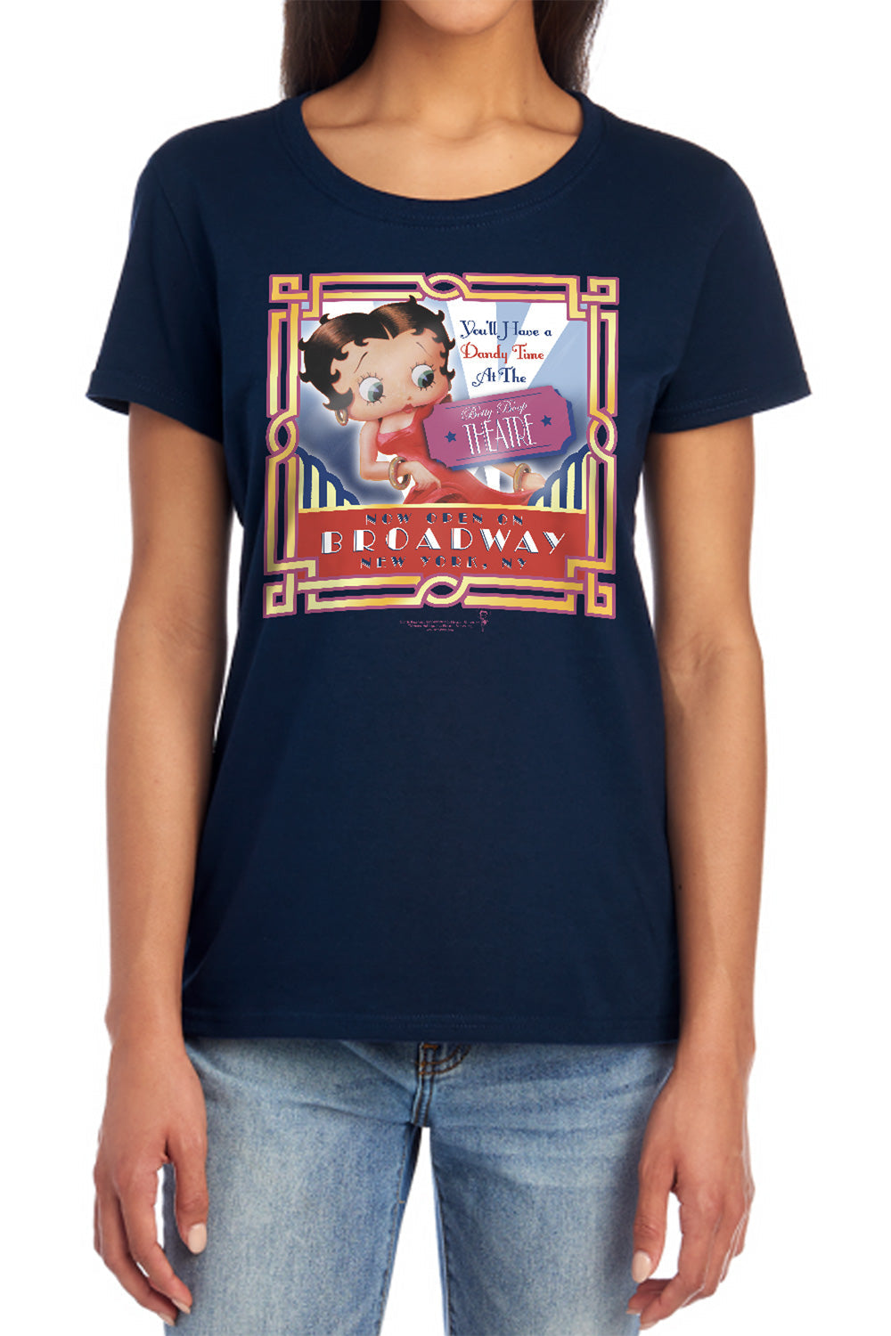 Betty Boop - On Broadway Women's Short Sleeve product image 1