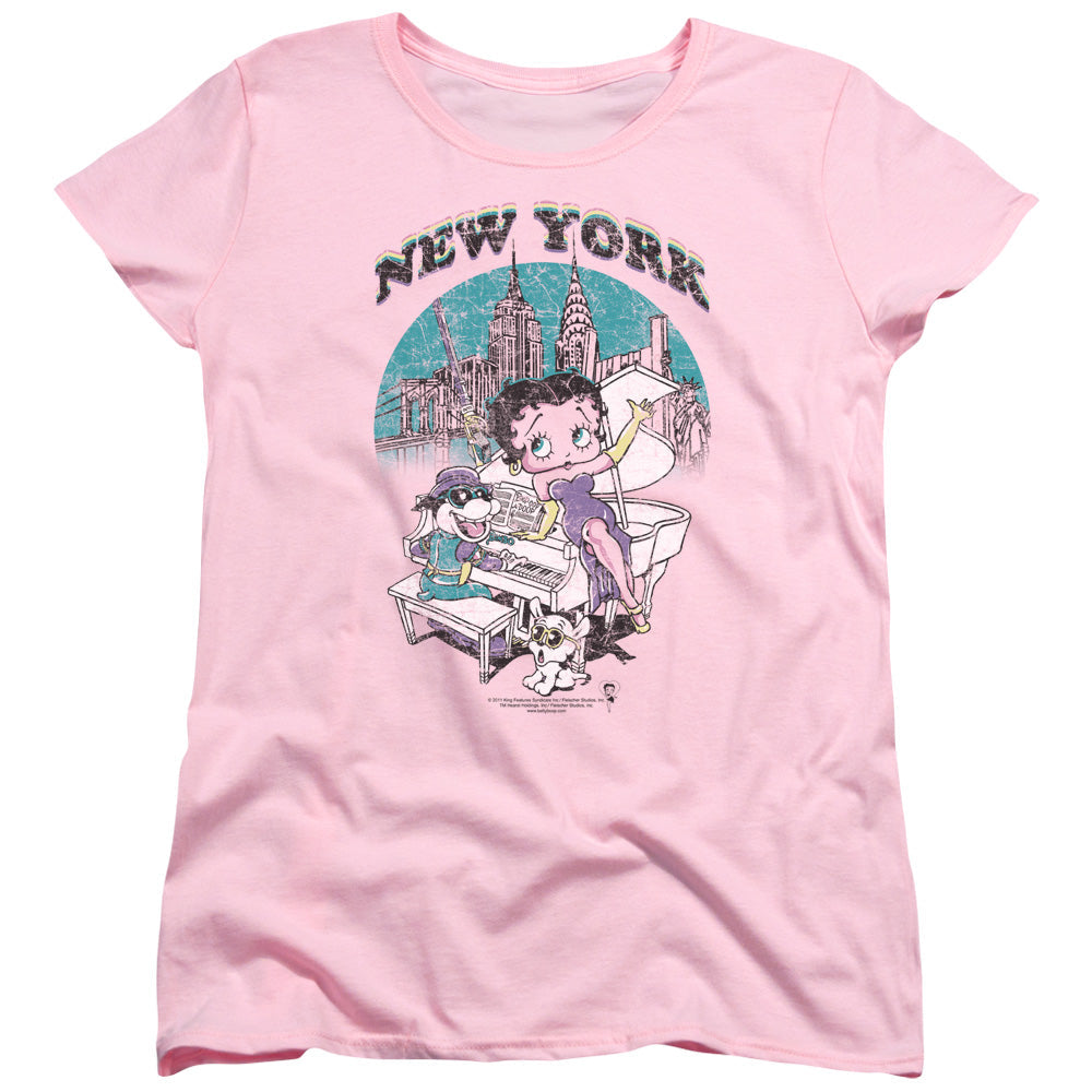 Betty Boop - Singing In Ny Women's Short Sleeve product image 1