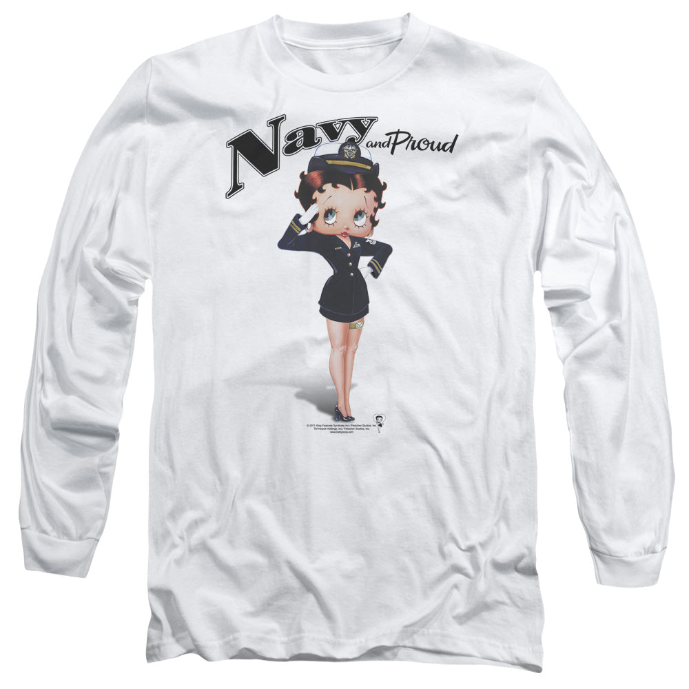 Betty Boop - Navy Adult Long Sleeve product image 1