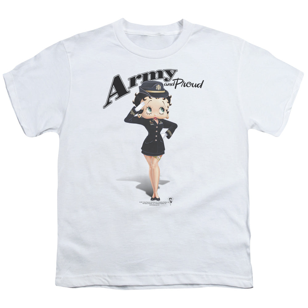 Betty Boop - Army Youth Short Sleeve product image 1