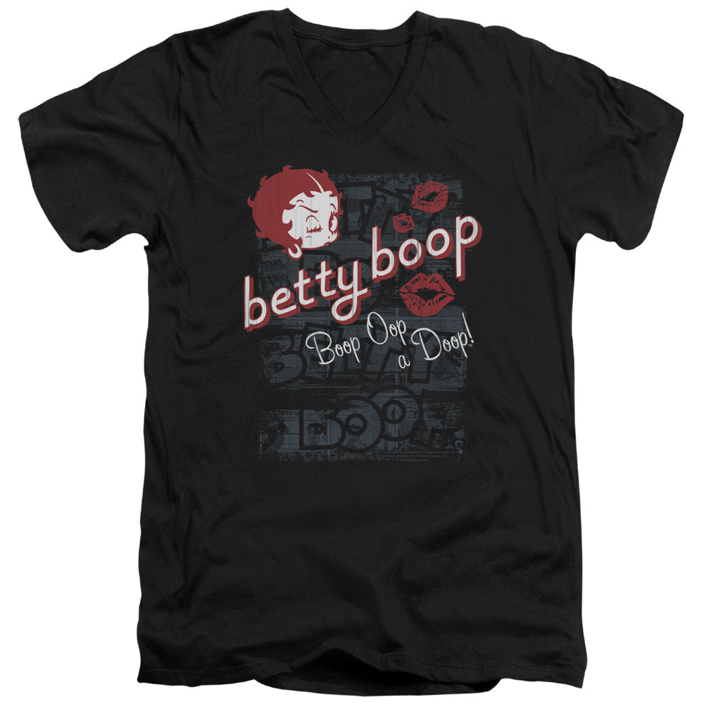 Betty Boop - Oop Adult Slim Fit V Neck Cotton product image 1