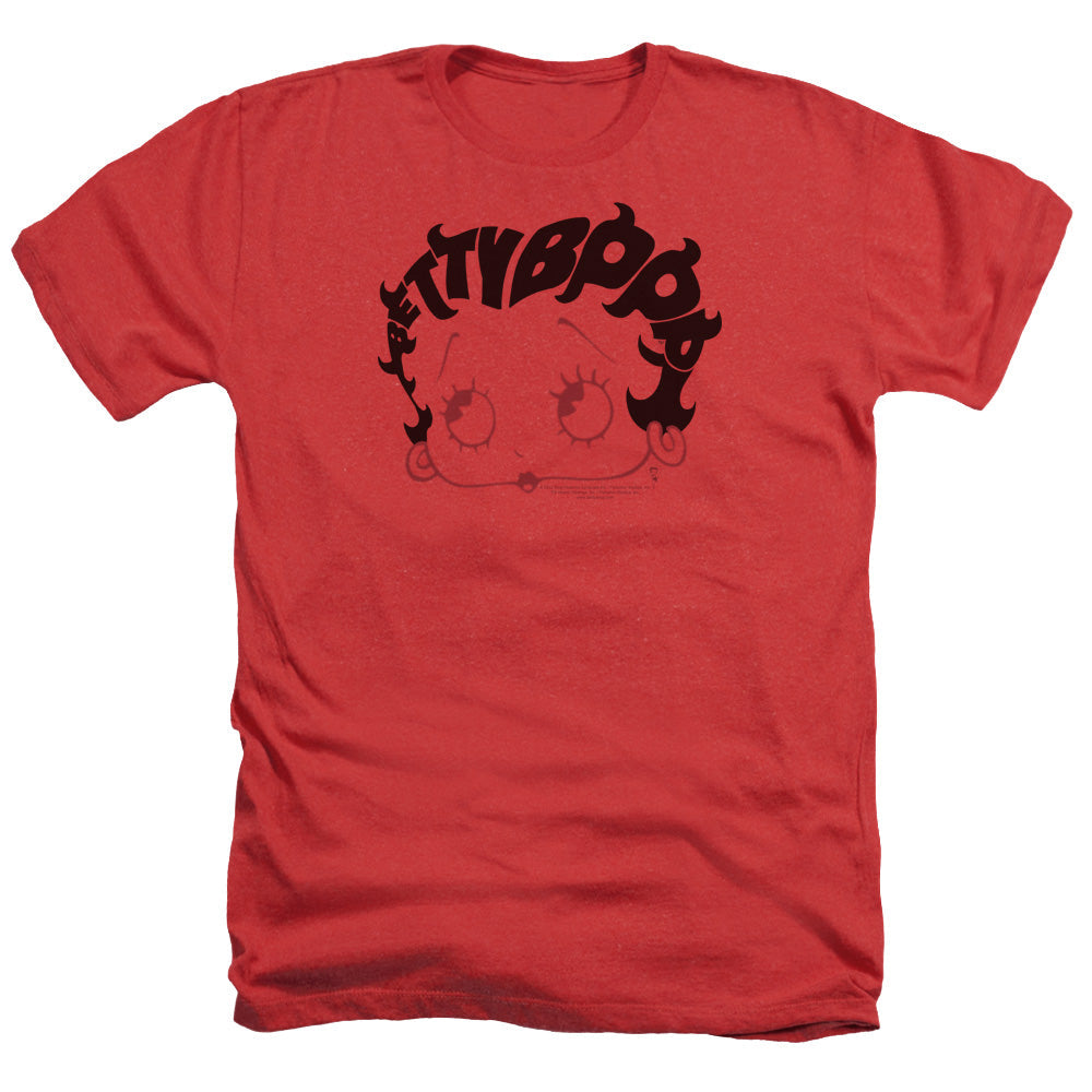Betty Boop - Word Hair Adult Regular Fit Heather Short product image 1