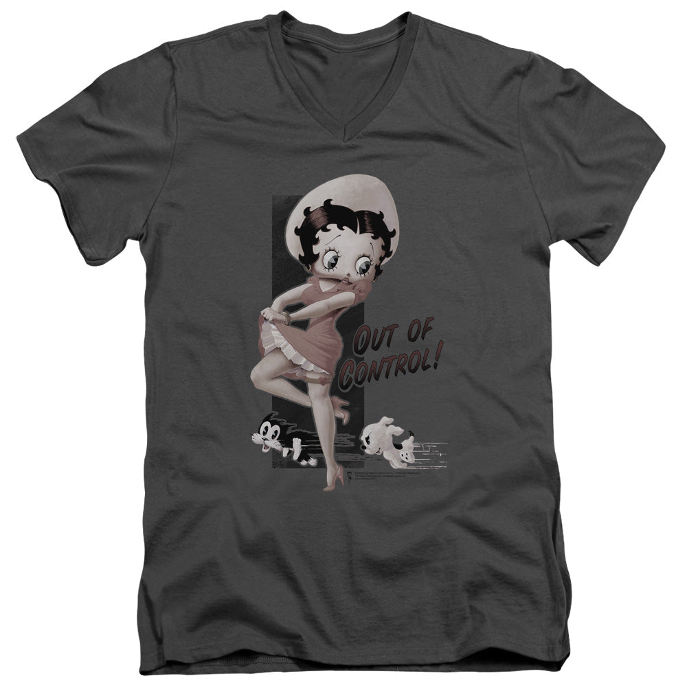 Betty Boop - Out Of Control Adult Slim Fit V Neck Cotton product image 1