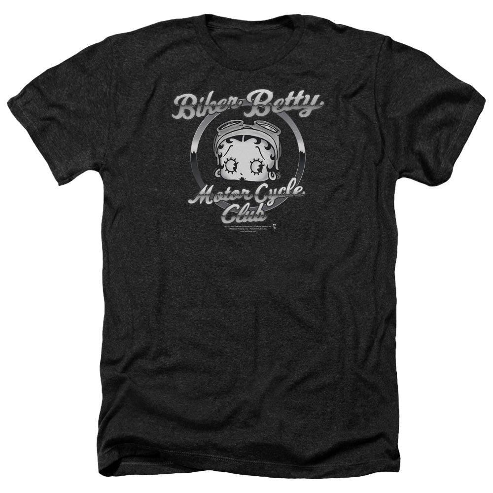Betty Boop - Chromed Logo Adult Regular Fit Heather Short product image 1