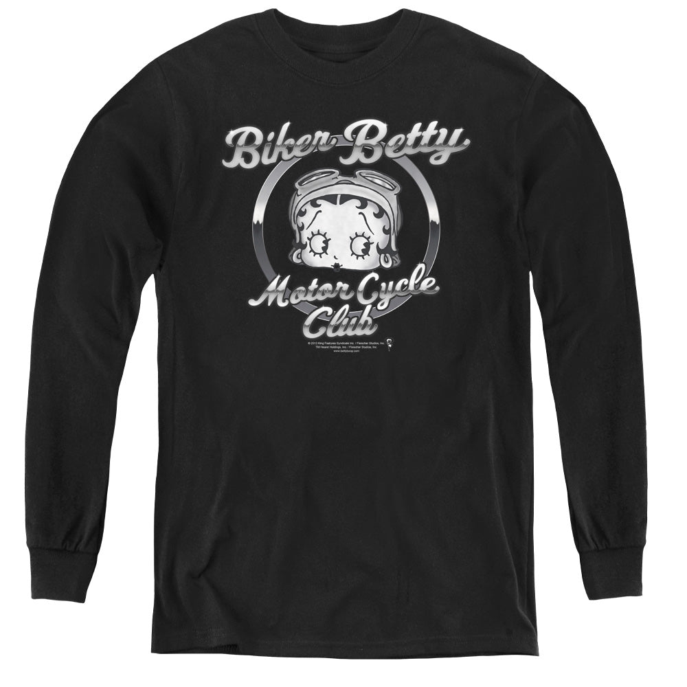 Betty Boop - Chromed Logo L - S Youth product image 1