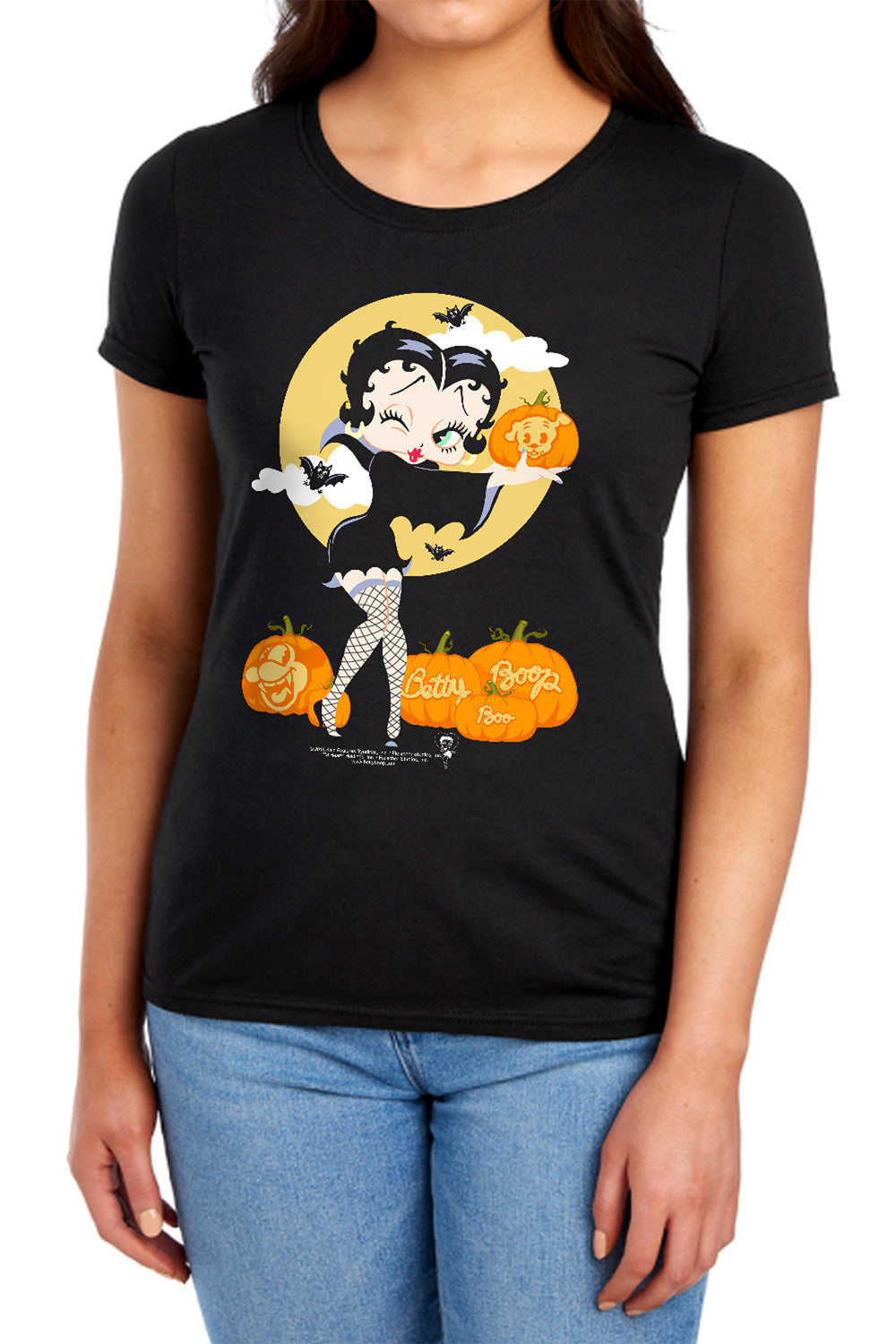 Betty Boop - Vamp Pumkins Women's Short Sleeve product image 1