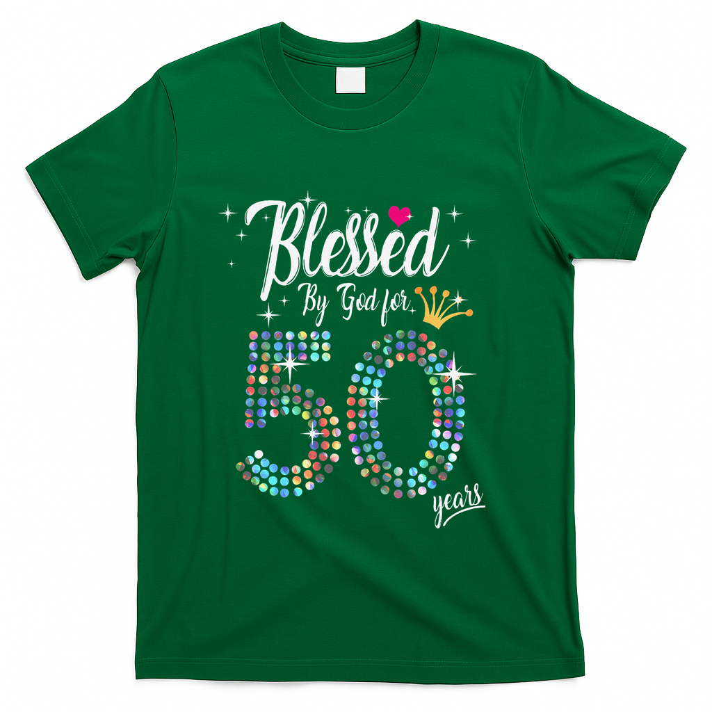 Blessed By God For 50 Years 50th Birthday Anniversary product image 4