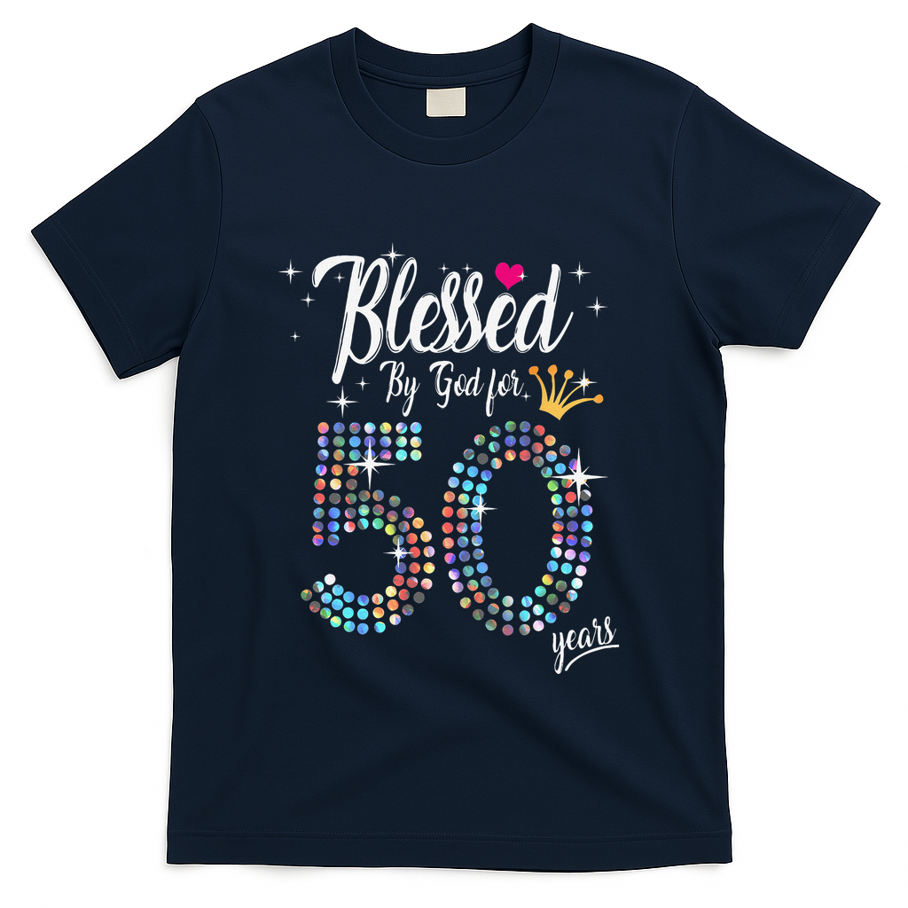 Blessed By God For 50 Years 50th Birthday Anniversary product image 3