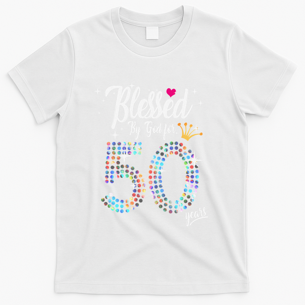Blessed By God For 50 Years 50th Birthday Anniversary product image 2