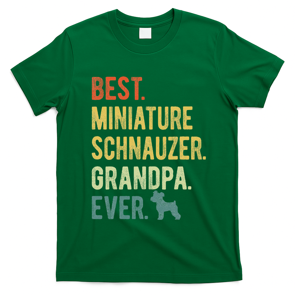 Best Miniature Schnauzer Grandpa Ever Dog Lover Fathers Day product image 3