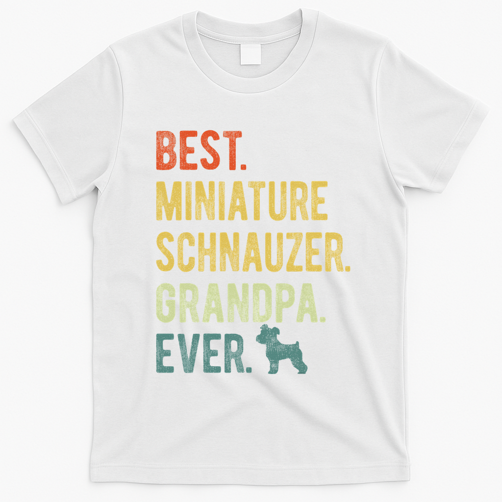Best Miniature Schnauzer Grandpa Ever Dog Lover Fathers Day product image 4