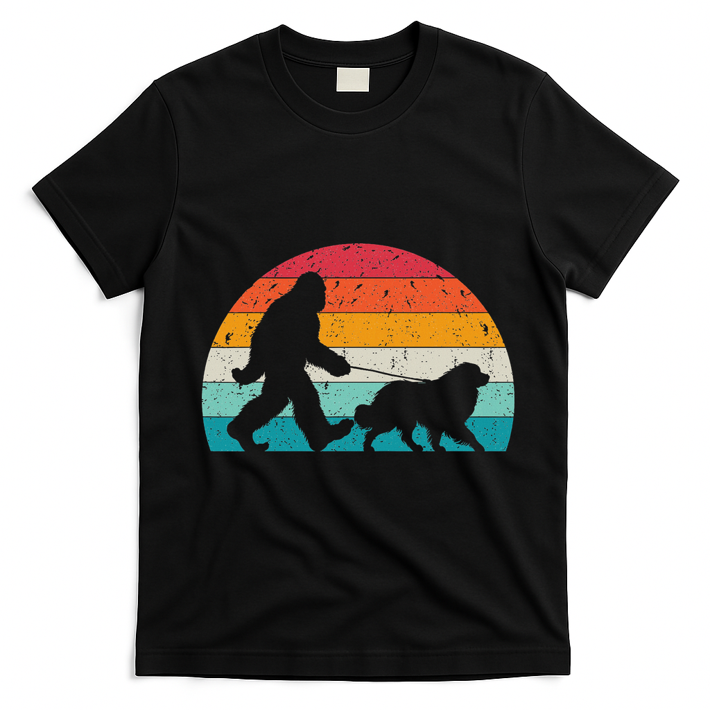 Bigfoot Walking A Dog Funny Great Pyrenees Lovers Dad product image 1