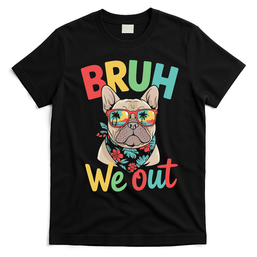 Bruh We Out Teachers Last Day Of School French Bulldog product image 1