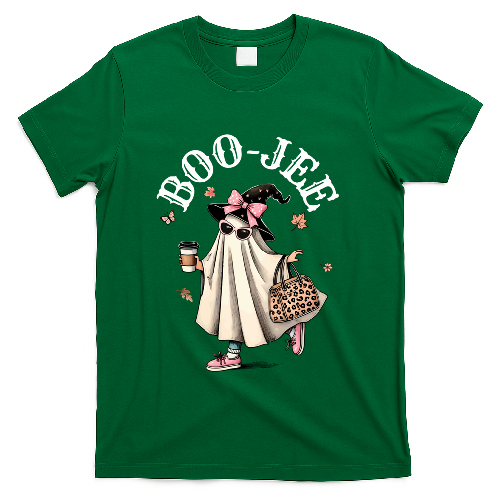 Cute Boo Jee Ghost Halloween Leopard Coffee Funny Gift product image 4