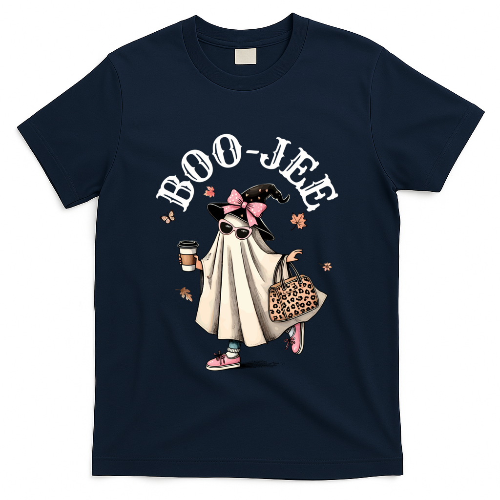 Cute Boo Jee Ghost Halloween Leopard Coffee Funny Gift product image 3