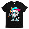 Cool Baseball Life Style Ice Cream Melting Drip Graphic product image 1