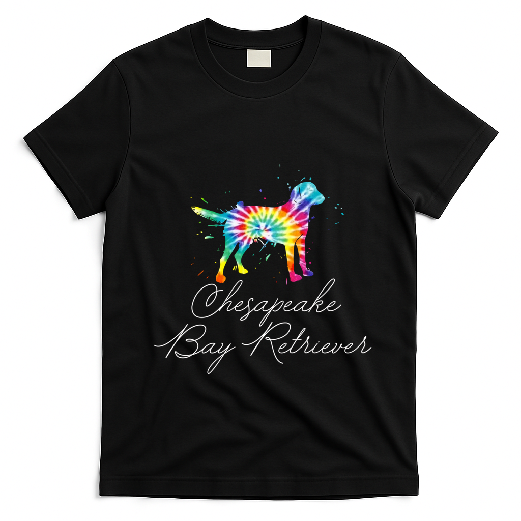 Chesapeake Bay Retriever Tie Dye Rainbow Dog Mom Lover product image 1