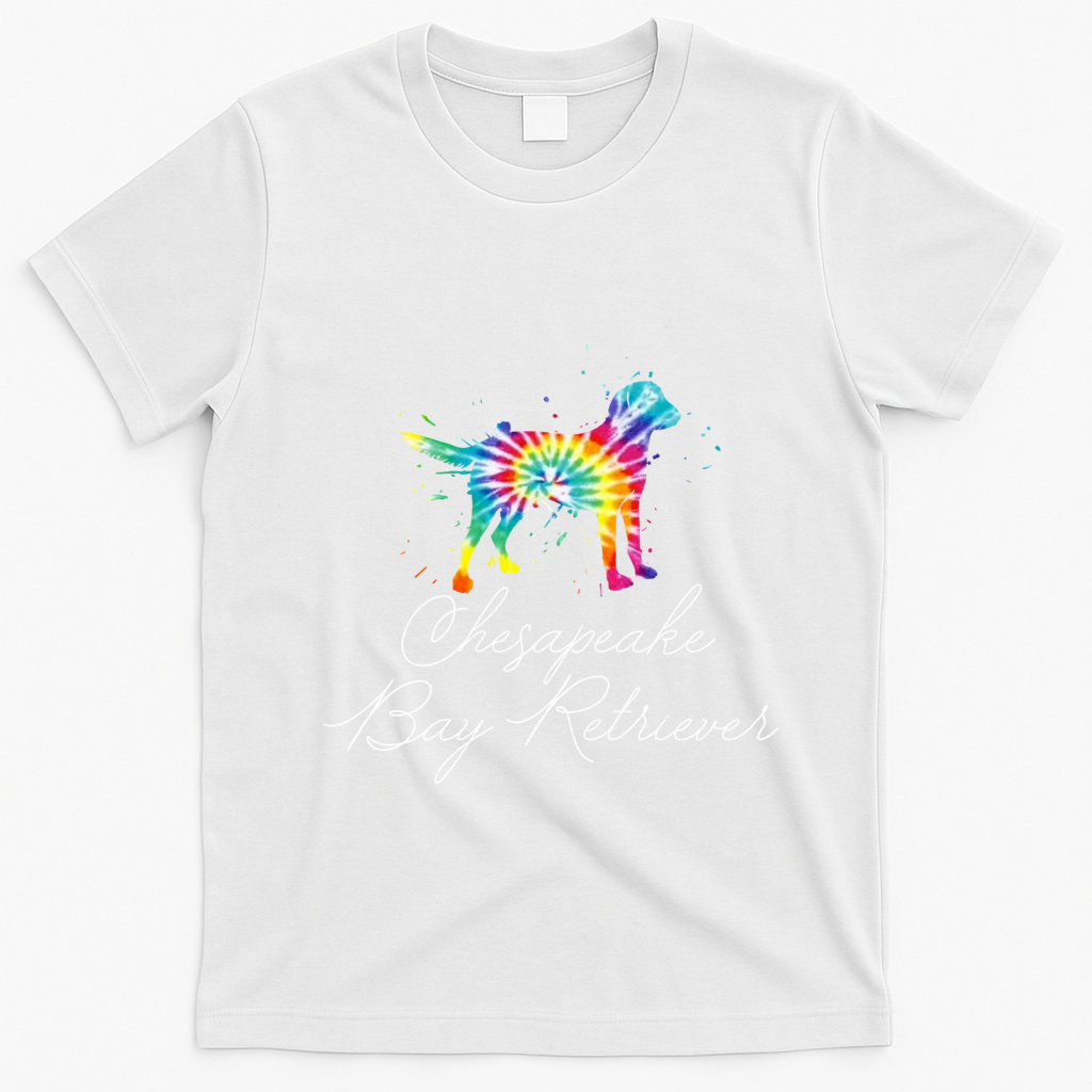 Chesapeake Bay Retriever Tie Dye Rainbow Dog Mom Lover product image 4