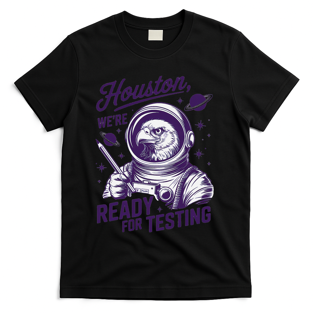 Cool Eagle Astronaut Houston Were Ready For Testing Teacher product image 1