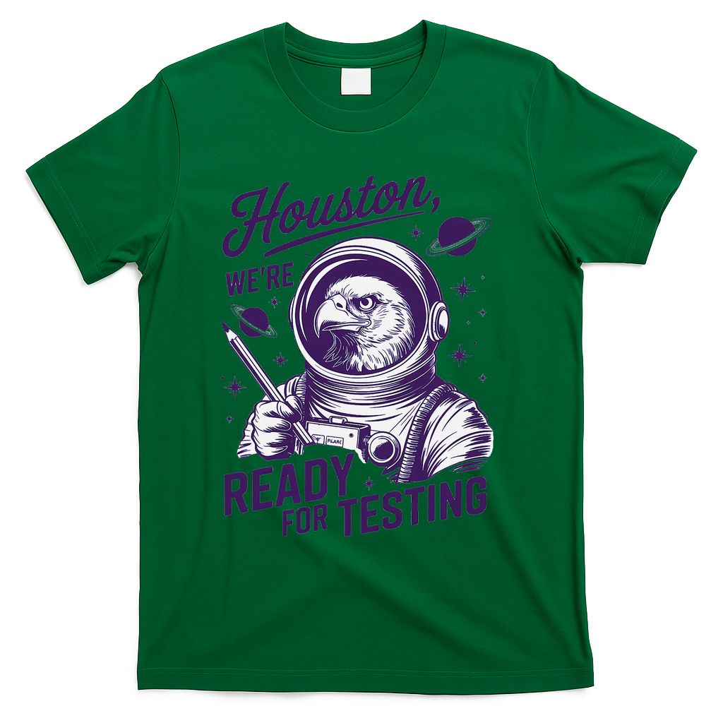 Cool Eagle Astronaut Houston Were Ready For Testing Teacher product image 4