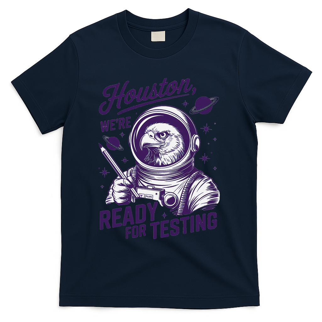 Cool Eagle Astronaut Houston Were Ready For Testing Teacher product image 3