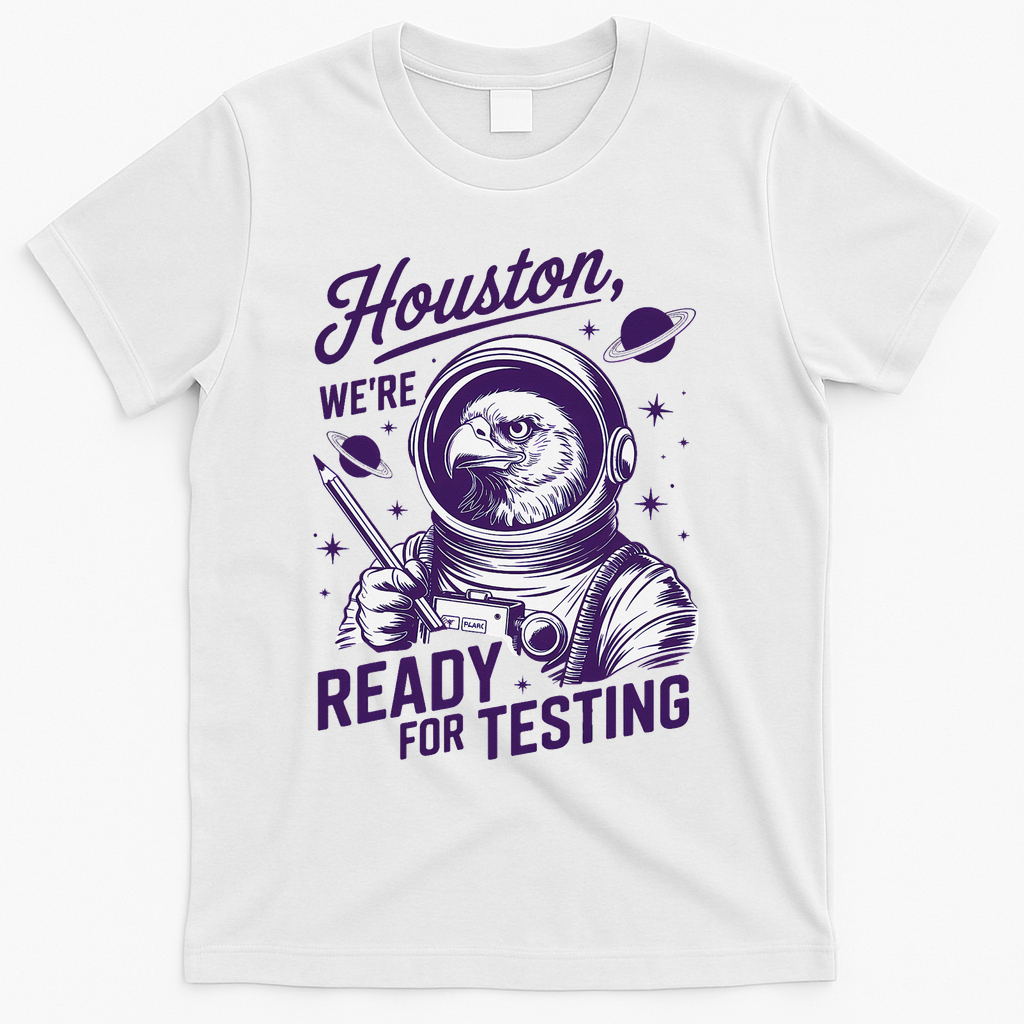 Cool Eagle Astronaut Houston Were Ready For Testing Teacher product image 2
