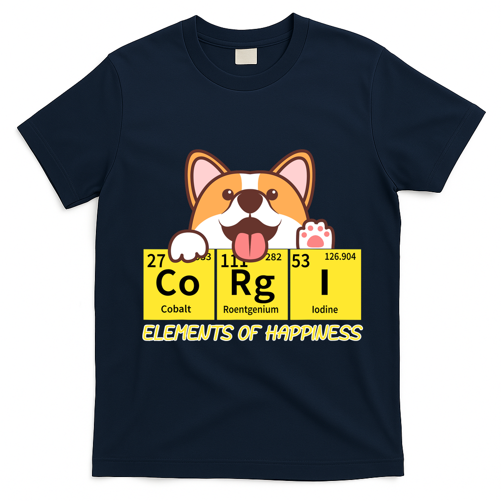 Corgi Elements Tab Of Happiness Funny For Mom And Dad product image 2