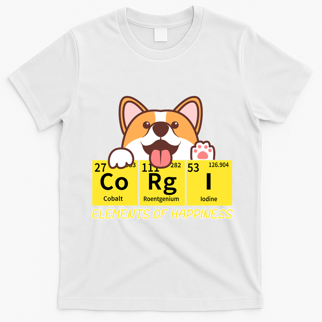Corgi Elements Tab Of Happiness Funny For Mom And Dad product image 4