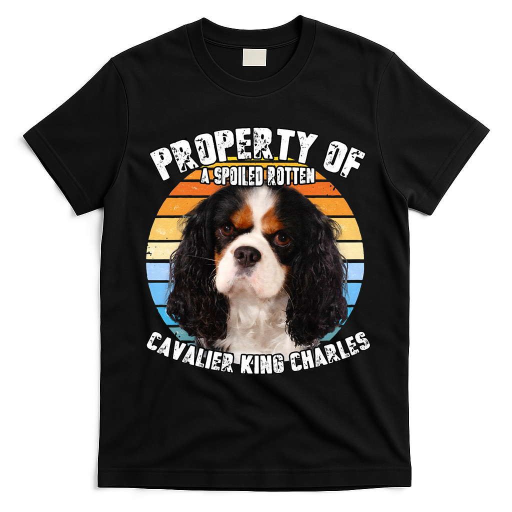 Cavalier King Charles Tri Owner Lover Retro Vintage Cute product image 1