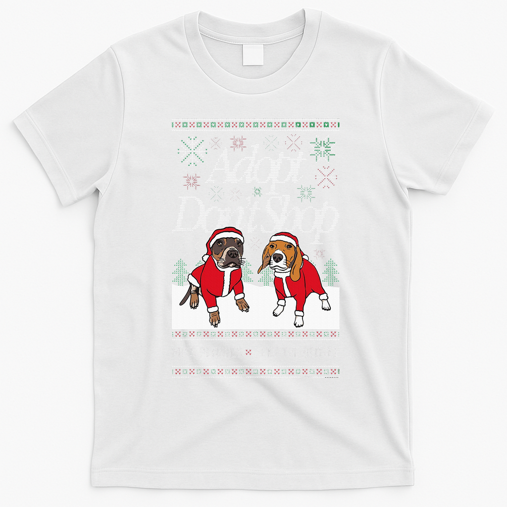 Christmas Miss Peaches & Pete The Beagle T-Shirt