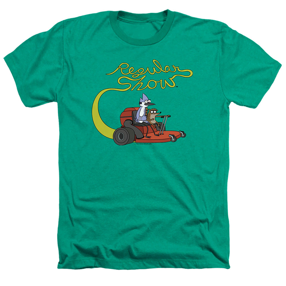Regular Show - Mower Adult Fit Heather Short Sleeve product image 1
