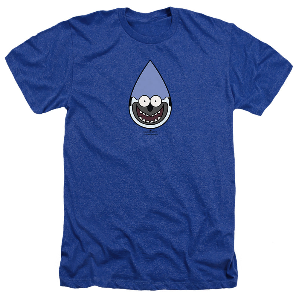 Regular Show - Mordecai Adult Fit Heather Short Sleeve product image 1