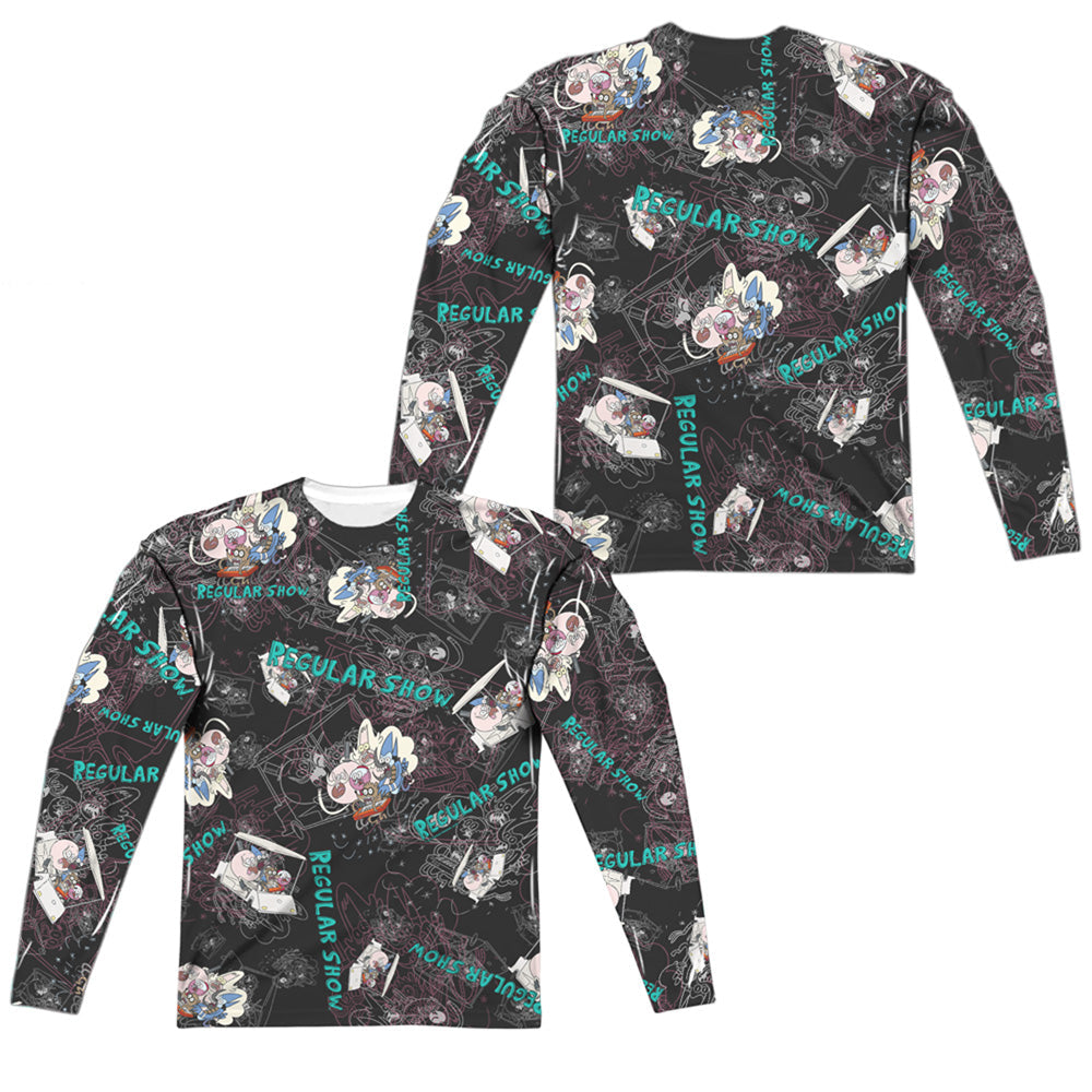 Regular Show - Golf Cart Ride (Front - Back Print) L - S product image 1