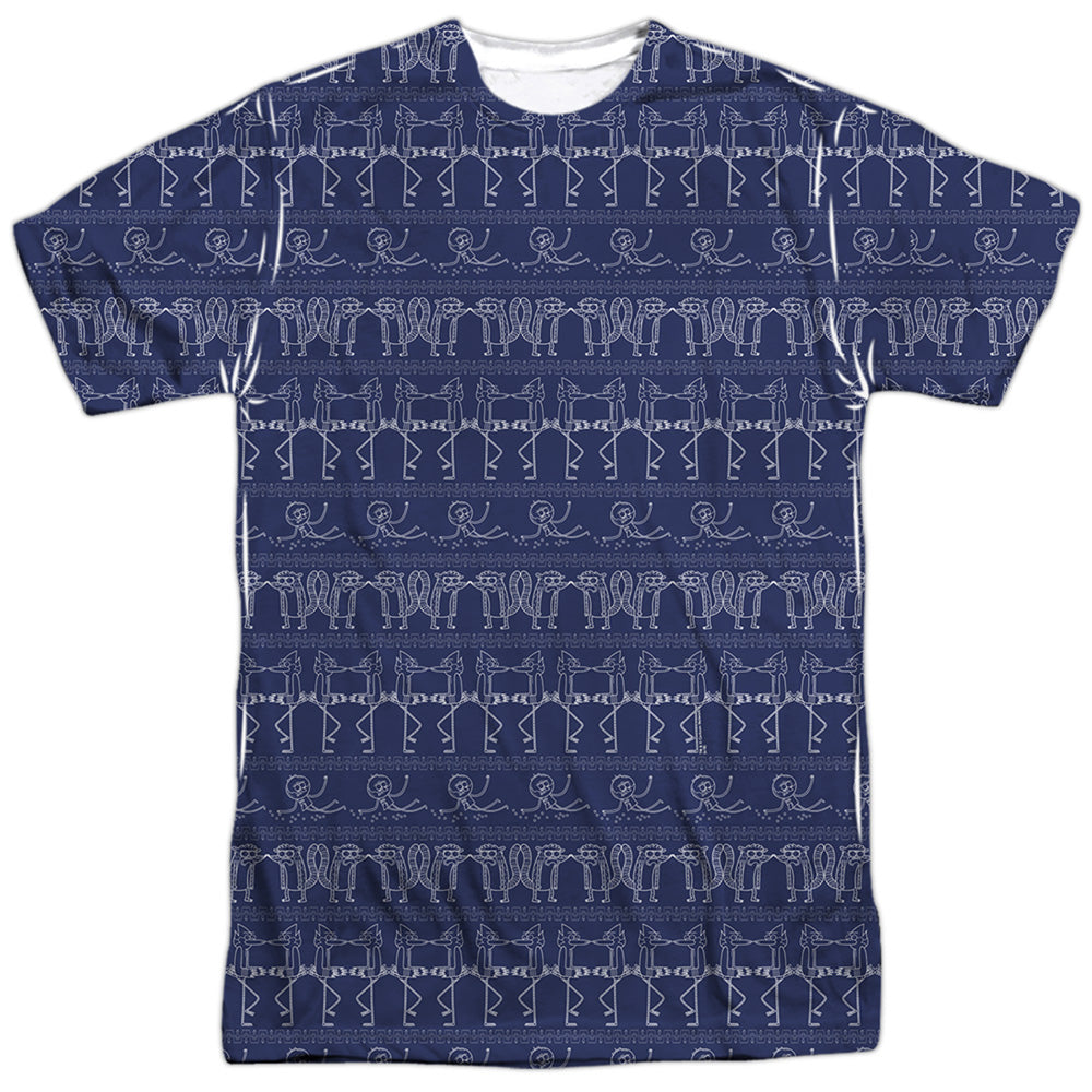 Regular Show - Rs Pattern Adult Fit Short Sleeve 100% Poly product image 1
