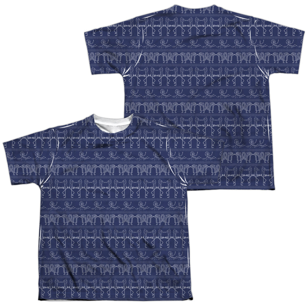 Regular Show - Rs Pattern (Front - Back Print) Youth Short product image 1