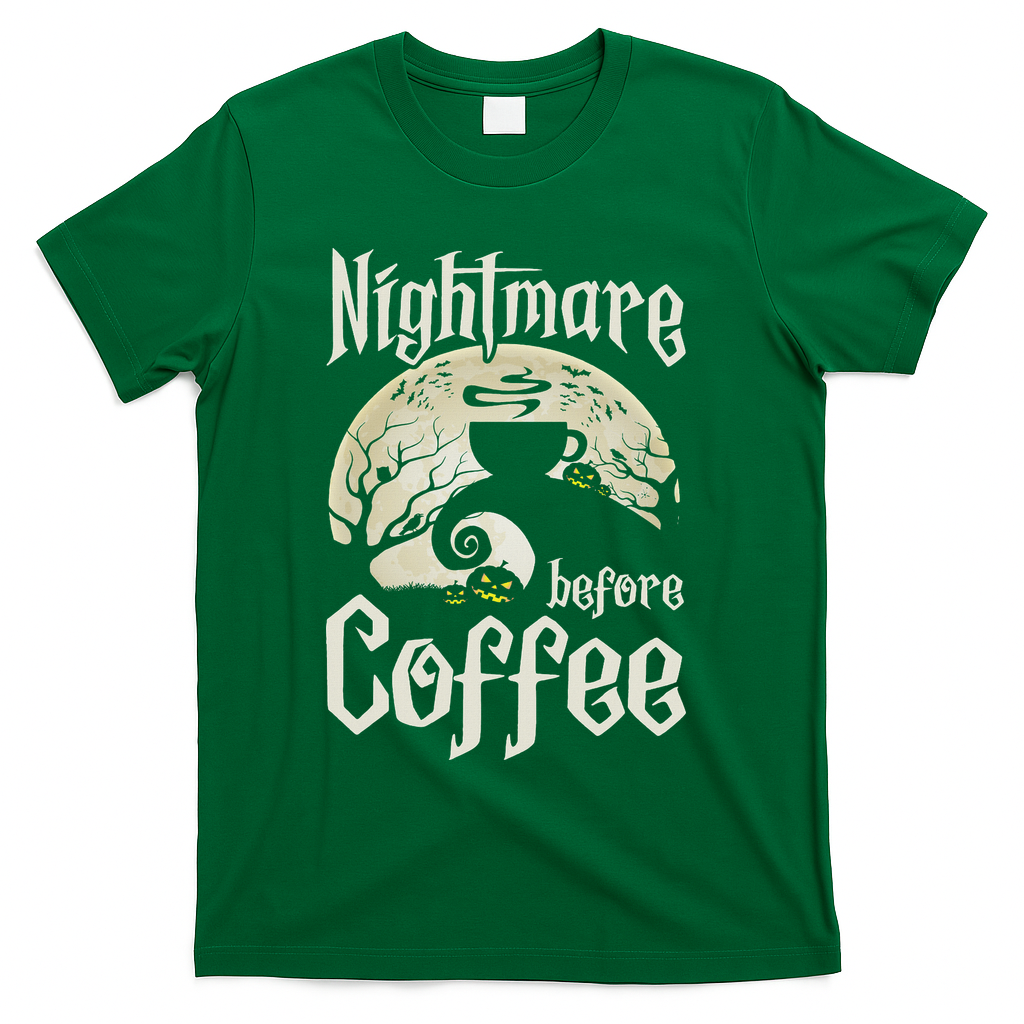 Cute Nightmare Before Coffee Halloween Funny Mug Gift T-Shirt