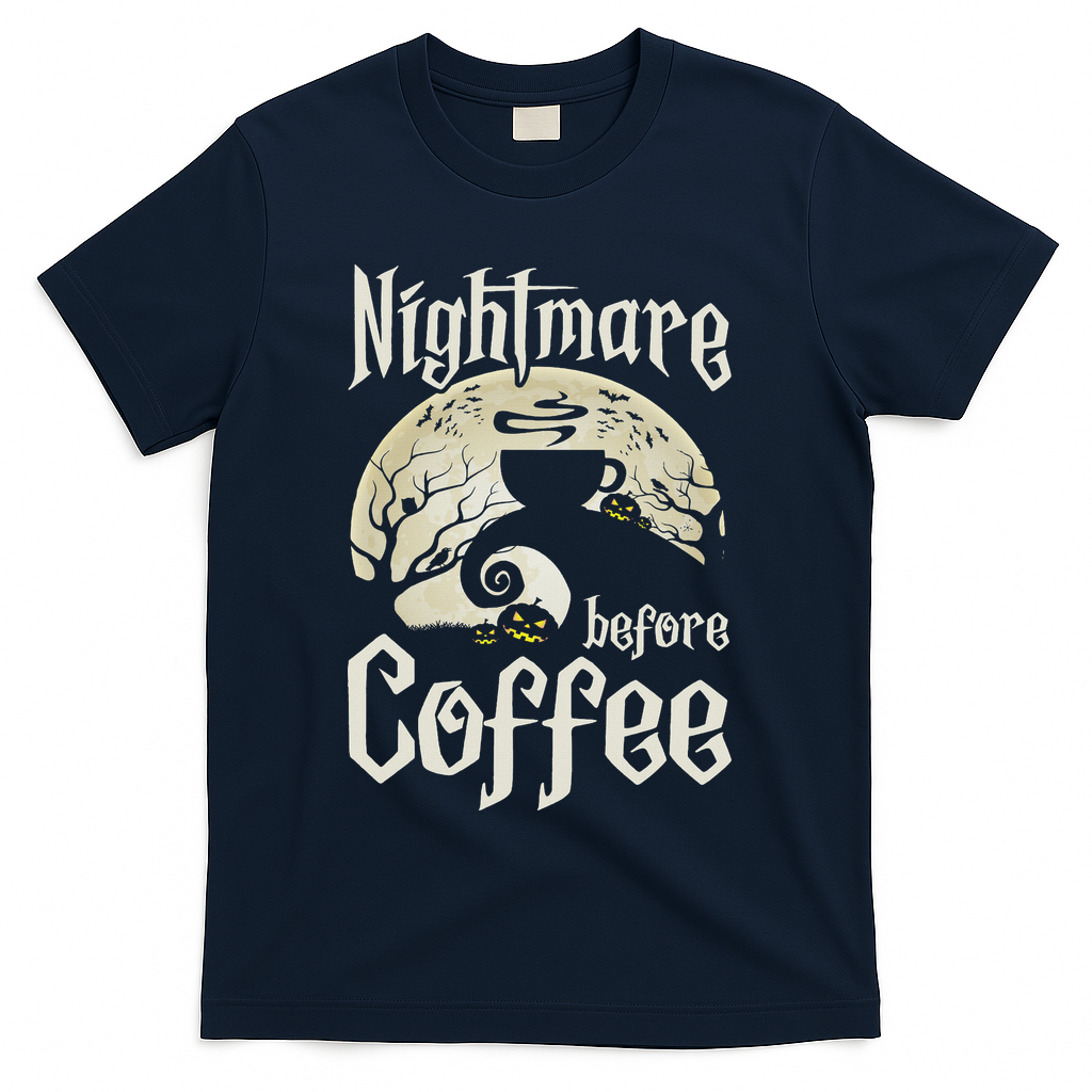 Cute Nightmare Before Coffee Halloween Funny Mug Gift T-Shirt