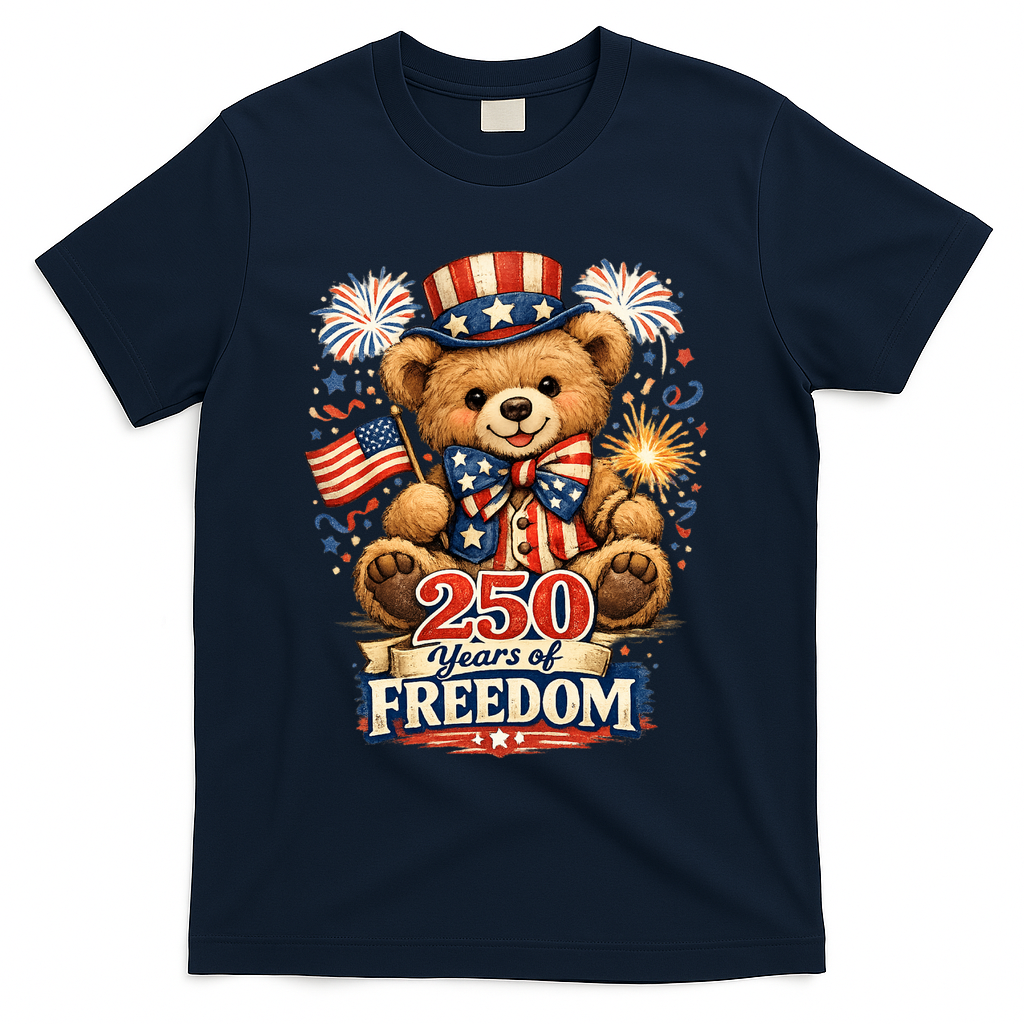Cute Patriotic Teddy Bear 250 Years Of Freedom 250th product image 3