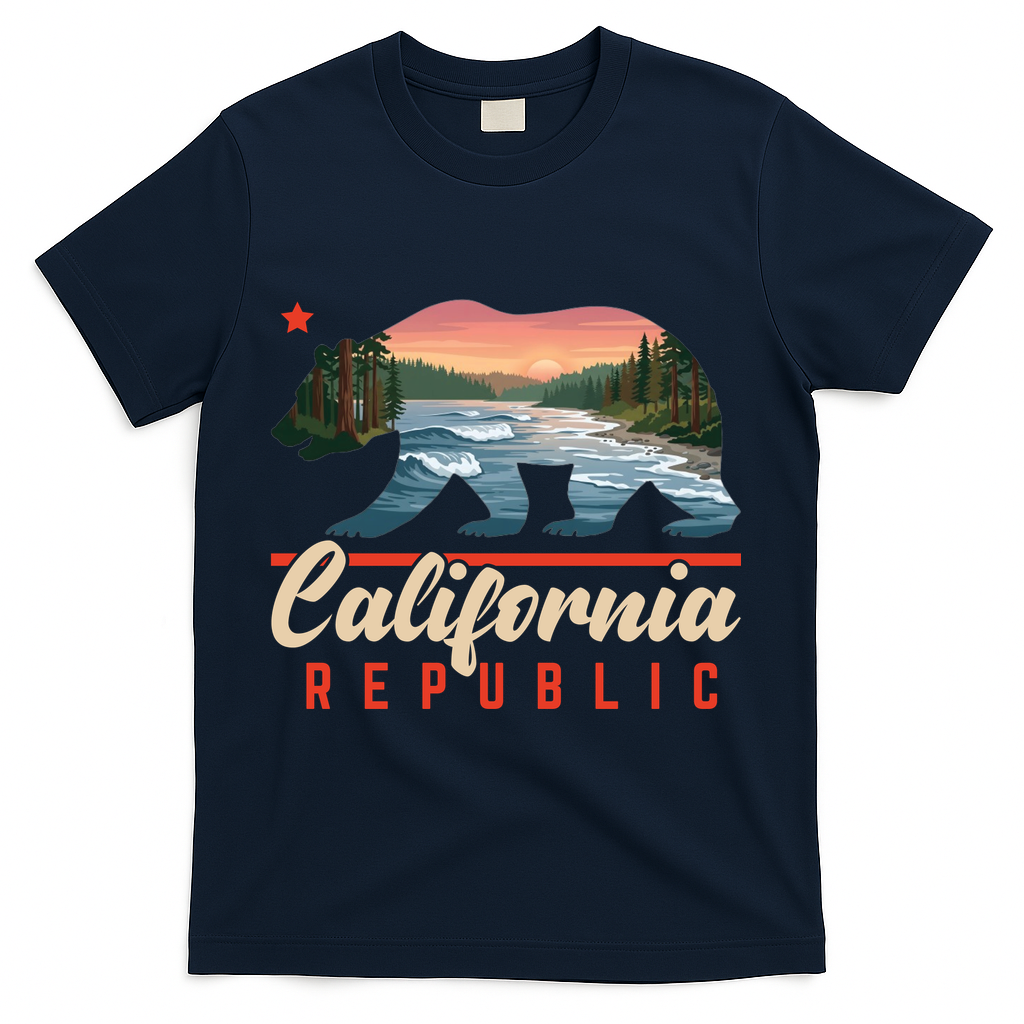 California Republic Bear Cali West Coast Beach Sunset product image 3
