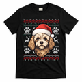 Cavapoo Santa Hat Christmas Funny Dog Mom Dad Great Gift T-Shirt