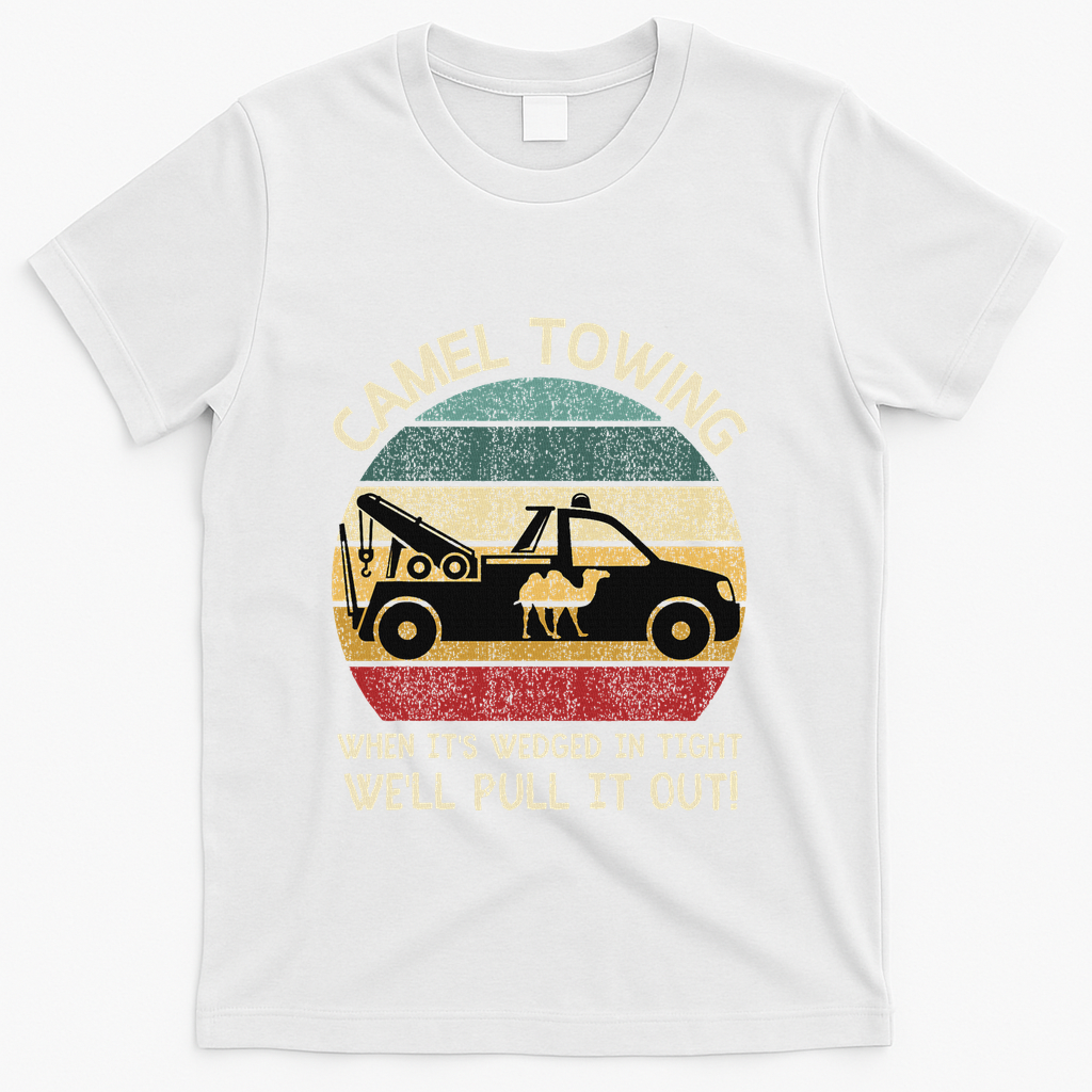Camel Towing Retro Adult Humor Saying Funny Halloween Gifts product image 2