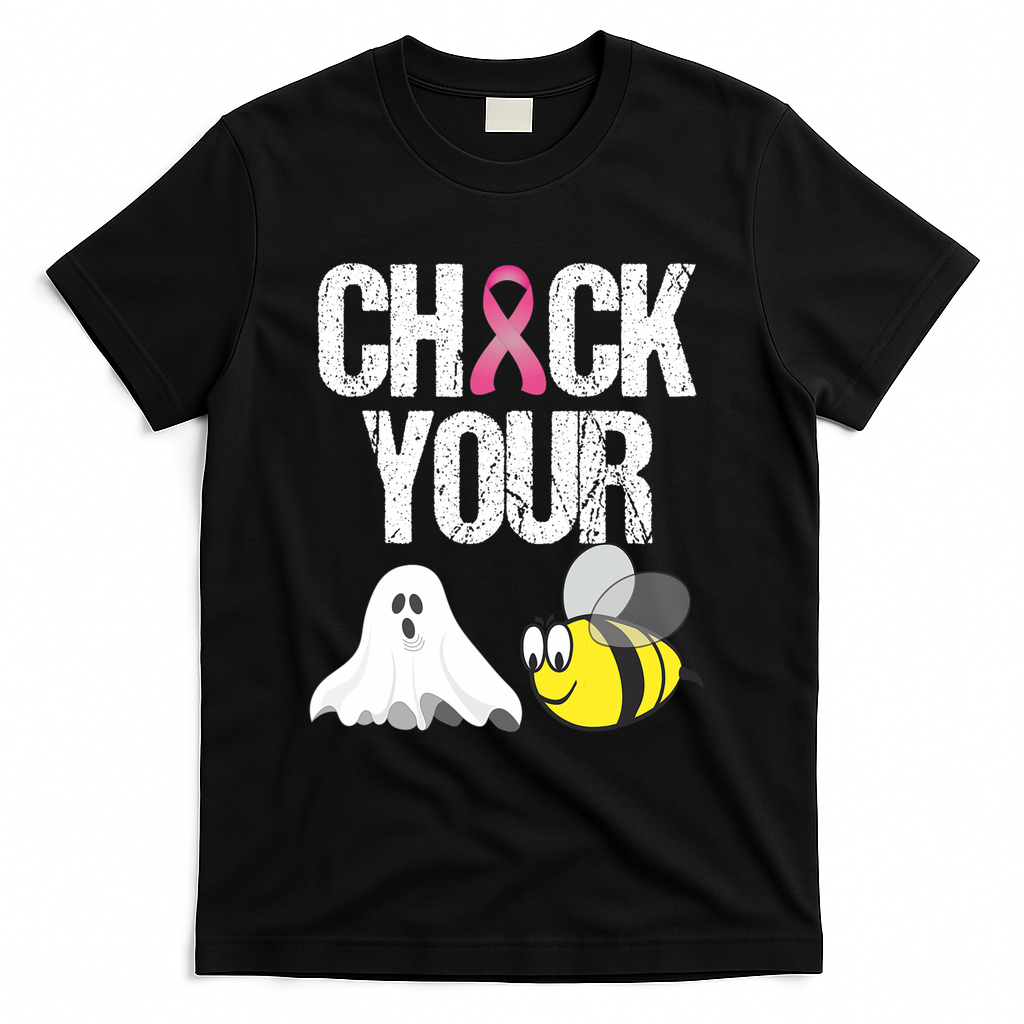 Check Your Boo Bees Funny Breast Cancer Halloween Gift product image 1