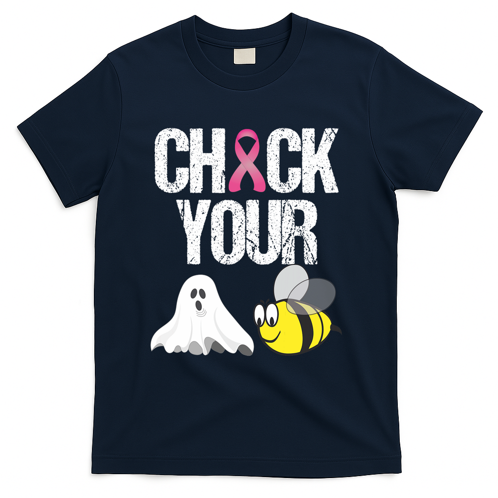 Check Your Boo Bees Funny Breast Cancer Halloween Gift product image 3