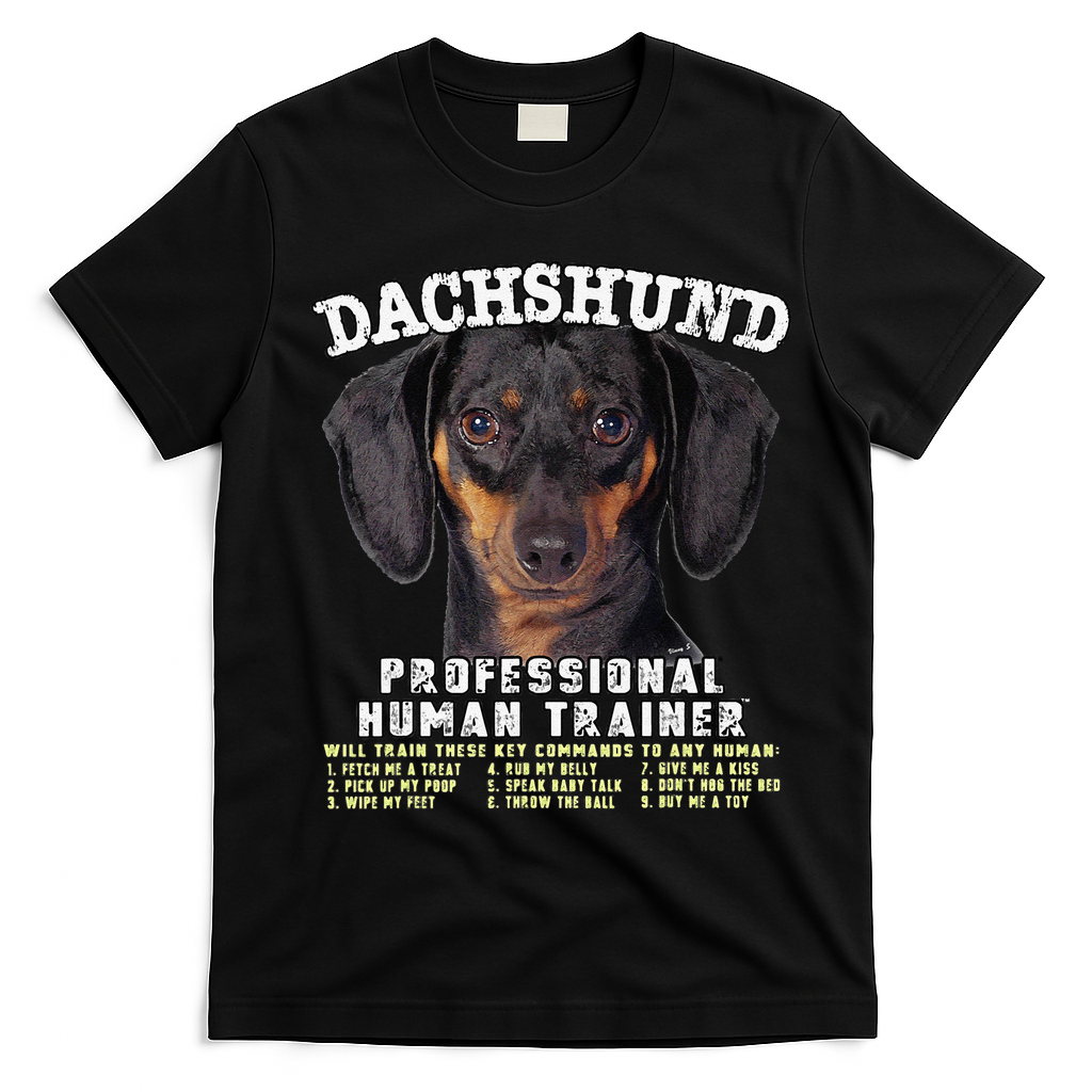 Dachshund Black Tan Professional Human Trainer Cute Dog product image 1
